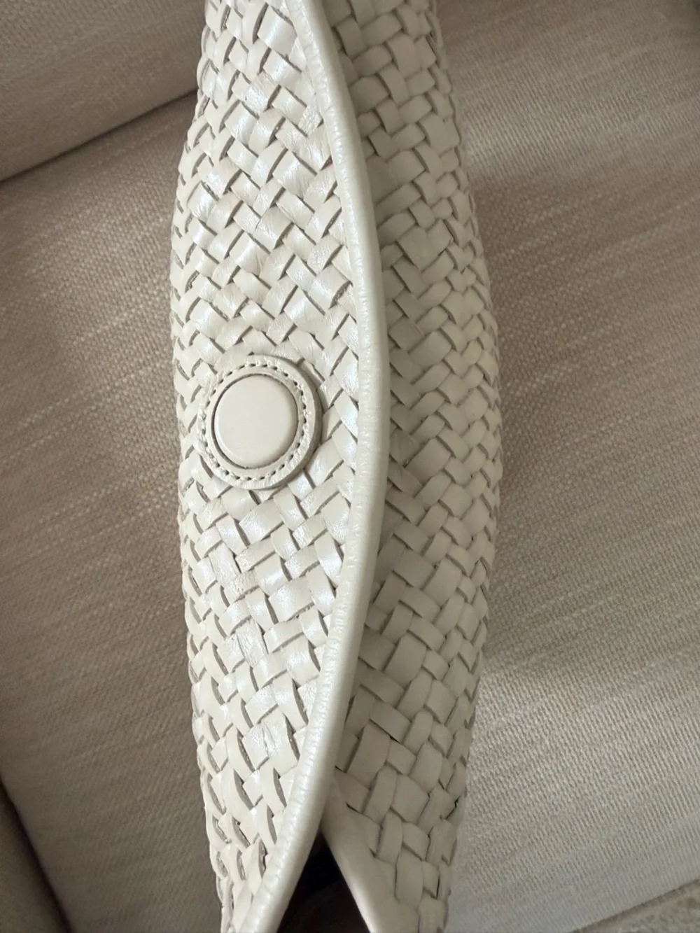 New Madewell Bestseller The Signature Woven Shoulder Bag in Vintage Muslin - Picture 5 of 6